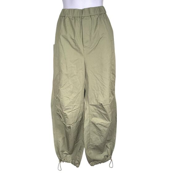New With Tag On 34th Women's Patch- Pocket Jogger Pants Draw String Ankle Large - Picture 1 of 8